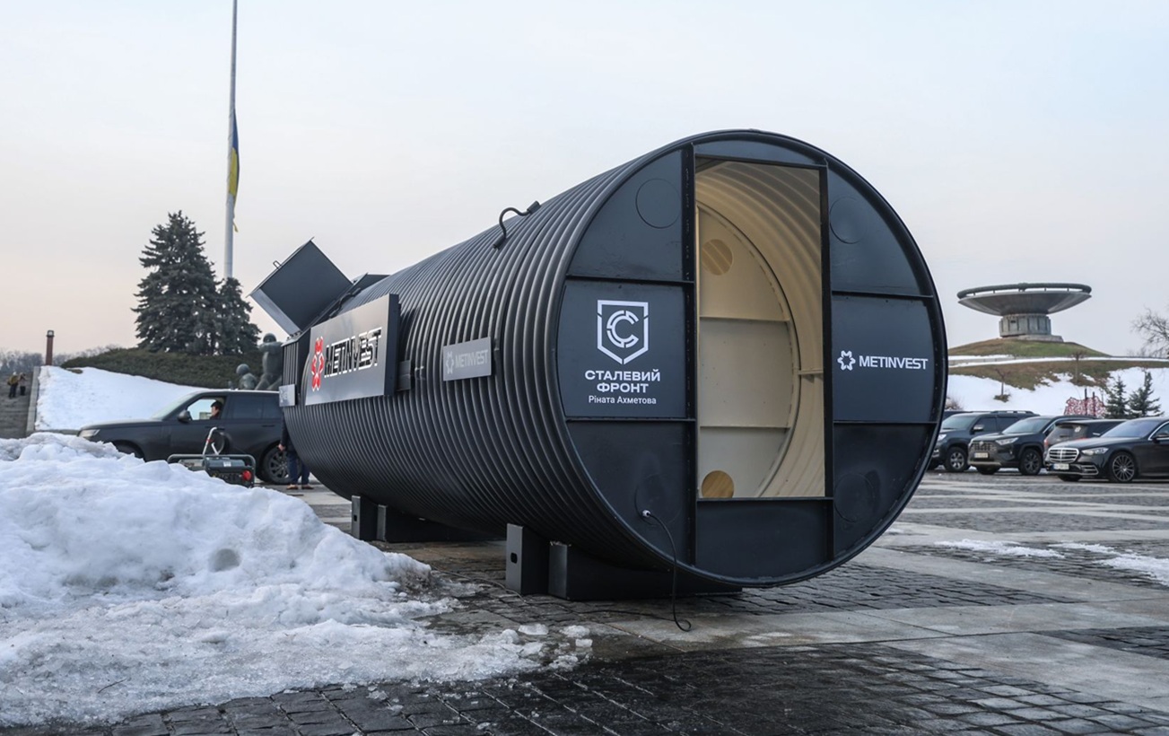 Від фронту - до світового ринку: "Метінвест" масштабує виробництво укриттів-"криївок"